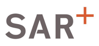 The logo for sar plus.