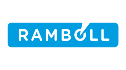 Rambol logo on a black background.