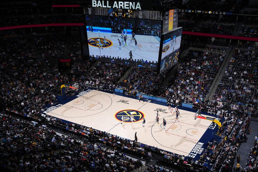 Denver Nuggets basketball game at Ball Arena